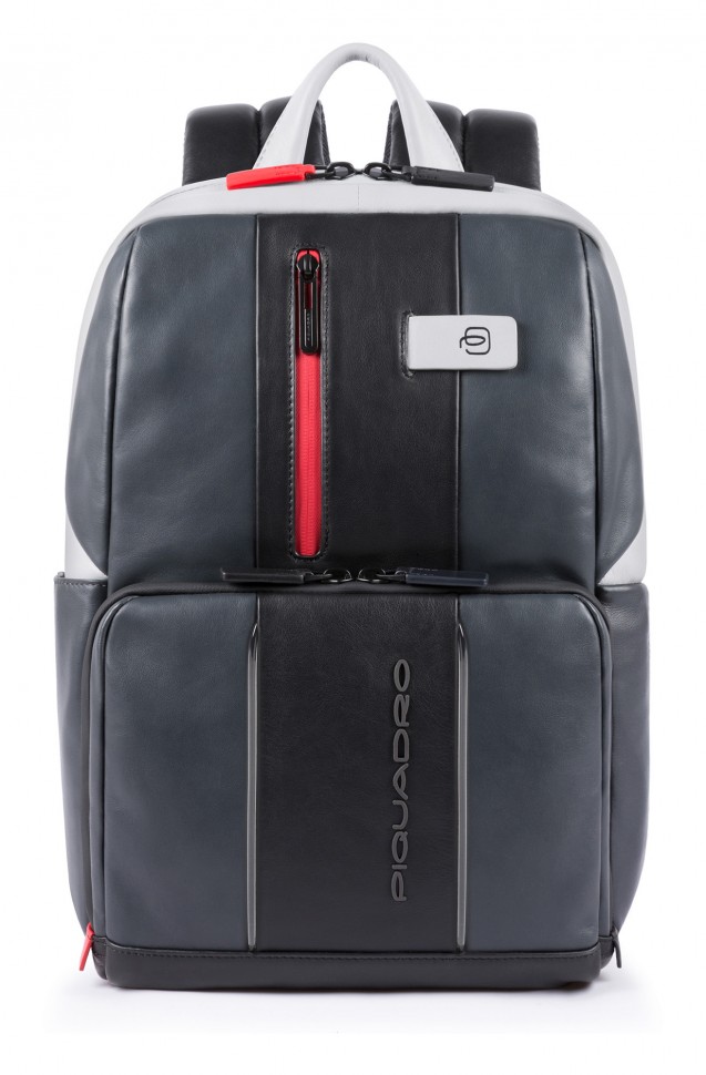 Рюкзак Piquadro Urban CA3214UB00L/GRN серый/черный натур.кожа