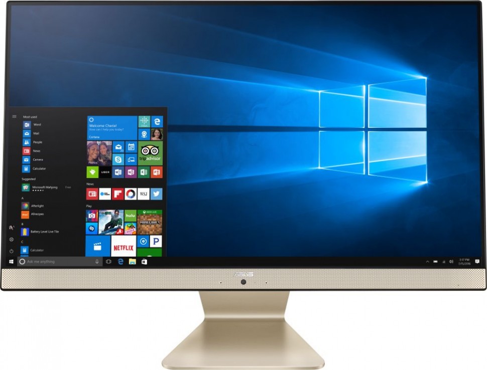 Моноблок Asus V241FAK-BA205T 23.8" Full HD i3 8145U (2.1)/8Gb/SSD256Gb/UHDG 620/Windows 10 Home/GbitEth/WiFi/BT/90W/клавиатура/мышь/Cam/черный 1920x1080