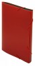 Портфель Бюрократ -BPR13RED 13 отдел. A4 пластик 0.7мм красный