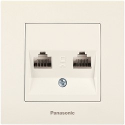 Розетка компьютерная Panasonic Karre Plus (WKTC04072BG-RU) скрыт. IP20 бежевый (упак.:1шт)