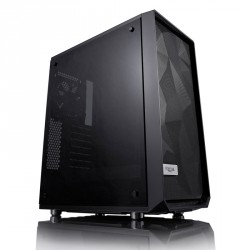 Корпус Fractal Design Meshify C Blackout TG черный без БП ATX 5x120mm 4x140mm 2xUSB3.0 audio bott PSU