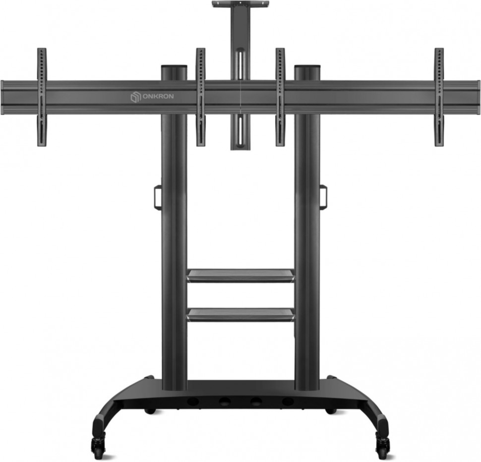 Подставка для телевизора Onkron TS3811 черный 40"-63" макс.142кг напольный мобильный