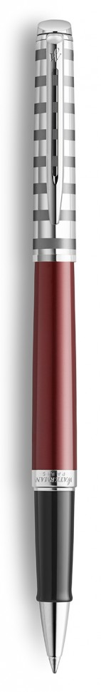 Ручка роллер Waterman Hemisphere Deluxe (2118291) Marine Red F черные чернила подар.кор.