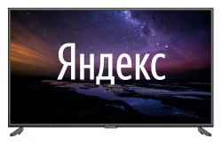 Телевизор LED Hyundai 55" H-LED55EU1311 Яндекс.ТВ черный/Ultra HD/60Hz/DVB-T/DVB-T2/DVB-C/DVB-S/DVB-S2/USB/WiFi/Smart TV (RUS)