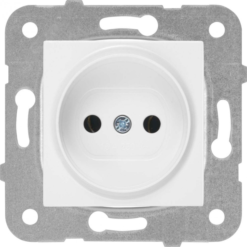 Розетка силовая Panasonic Karre Plus & Arkedia Slim (WKTT02012WH-RU) скрыт. IP20 белый (упак.:1шт)