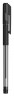 Ручка шариковая Deli EQ01520 Arrow 0.5мм резин. манжета прозрачный/черный черные чернила