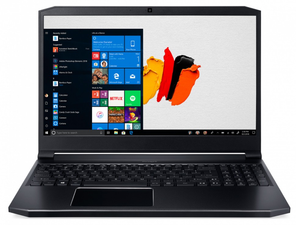 Ноутбук Acer ConceptD 5 CN515-71-774W Core i7 9750H/16Gb/1Tb/SSD512Gb/nVidia GeForce GTX 1660 Ti 6Gb/15.6"/IPS/UHD (3840x2160)/Windows 10 Professional/black/WiFi/BT/Cam