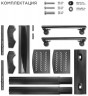 Подставка для телевизора Onkron TS2771 черный 50"-82" макс.65.5кг напольный мобильный