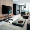 Подставка для телевизора Onkron TS2771 черный 50"-82" макс.65.5кг напольный мобильный