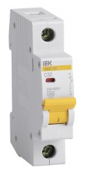 Выключатель автоматический IEK ВА47-29 MVA20-1-032-C 32A тип C 4.5kA 1П 230/400В 1мод белый