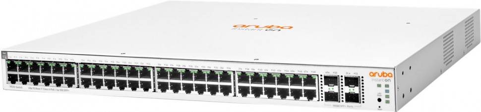 Коммутатор HPE Instant on 1930 JL686A 48G 4SFP+ 48PoE+ 370W управляемый
