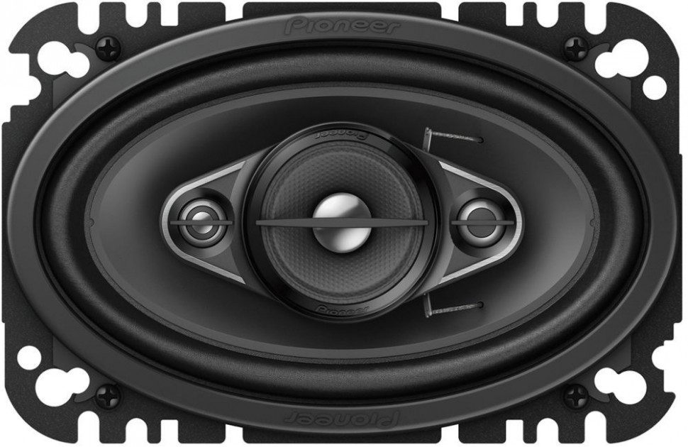 Колонки автомобильные Pioneer TS-A4670F (без решетки) 210Вт 88дБ 4Ом 10x16см (4x6дюйм) (ком.:2кол.) коаксиальные четырехполосные