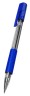 Ручка шариковая Deli EQ01530 Arrow 0.5мм резин. манжета прозрачный/синий синие чернила