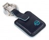 Датчик отслеживания Piquadro Connequ Blue Square (AC3954B2/BLU2) синий/голубой натуральная кожа д.45мм ш.10мм в.100мм