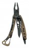 Мультитул Leatherman Skeletool Coyote (832207) 100мм 7функций коричневый/черный