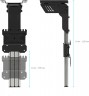 Кронштейн для телевизора Onkron CR1S черный 10"-40" макс.30кг потолочный поворот и наклон