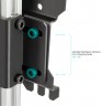 Кронштейн для телевизора Onkron CR1S черный 10"-40" макс.30кг потолочный поворот и наклон
