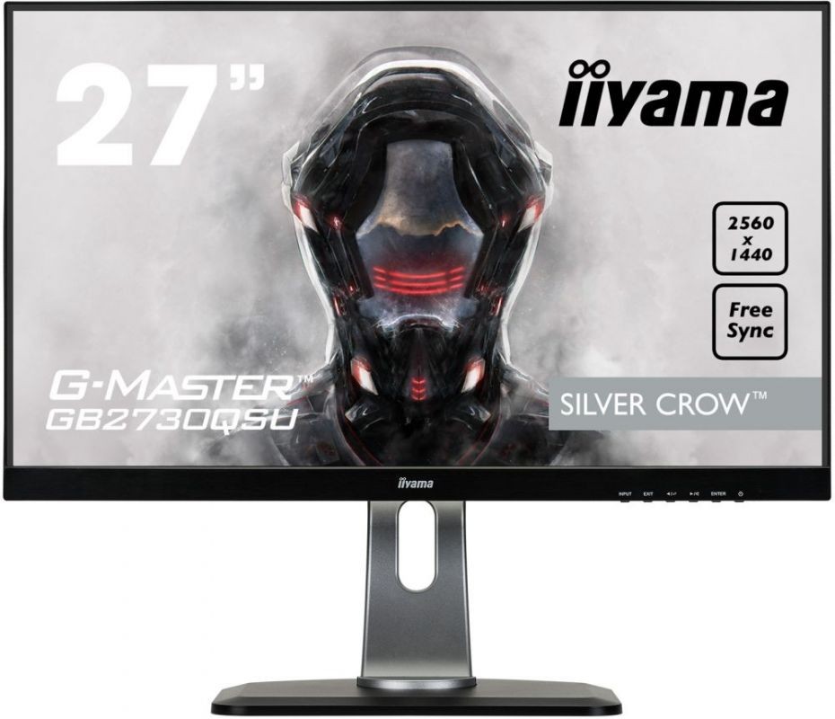 Монитор Iiyama 27" GB2730QSU-B1 TN+film 2560x1440 75Hz FreeSync 350cd/m2 16:9