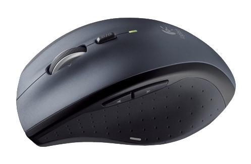 Мышь Logitech M705 серебристый/черный лазерная (1000dpi) беспроводная USB1.1 для ноутбука (5but)