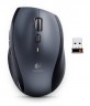 Мышь Logitech M705 серебристый/черный лазерная (1000dpi) беспроводная USB1.1 для ноутбука (5but)