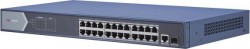 Коммутатор Hikvision DS-3E0526P-E/M 24G 2SFP 24PoE 225W неуправляемый