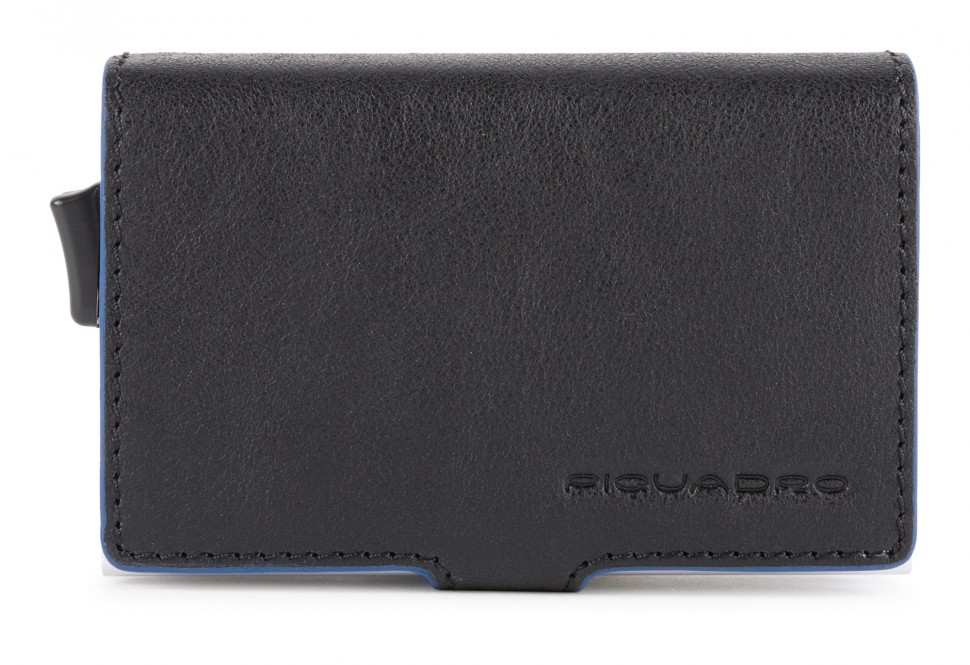 Чехол для кредитных карт Piquadro B2S PP5472B2SR/N черный натур.кожа