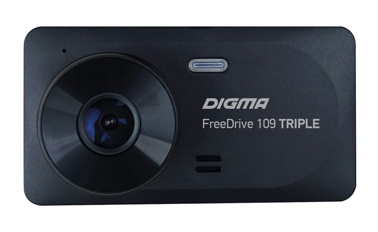 Видеорегистратор Digma FreeDrive 109 TRIPLE черный 1Mpix 1080x1920 1080p 150гр. JL5601