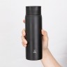 Термос Deli 17654Black 0.48л. черный
