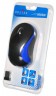 Мышь Оклик 605SW черный/синий оптическая (1200dpi) беспроводная USB (3but)
