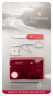 Швейцарская карта Victorinox SwissCard Lite (0.7300.TB1) красный полупрозрачный блистер