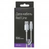 Кабель Redline УТ000014156 USB Type-C (m) USB A(m) 2м серебристый