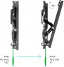 Кронштейн для телевизора Onkron TM1 черный 17"-43" макс.30кг настенный наклон