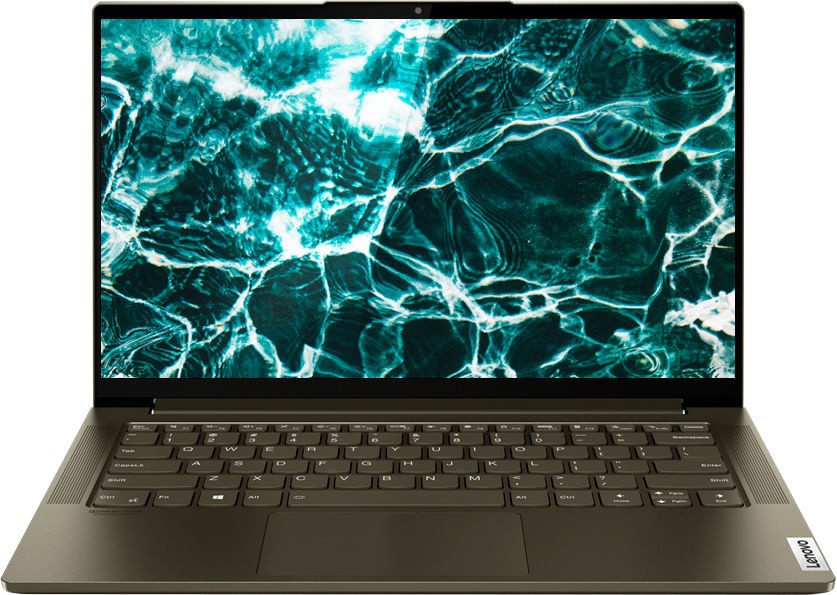 Трансформер Lenovo Yoga 7 14ITL5 Core i5 1135G7/8Gb/SSD512Gb/Intel Iris Xe graphics/14"/IPS/Touch/FHD (1920x1080)/Windows 10/d.green/WiFi/BT/Cam