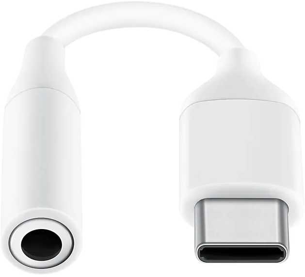 Переходник Samsung EE-UC10JUWRGRU Jack 3.5 (f)-USB Type-C (m) белый