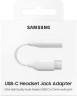 Переходник Samsung EE-UC10JUWRGRU Jack 3.5 (f)-USB Type-C (m) белый