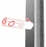 Фонарь универсальный Led Lenser IW7R черный лам.:светодиод. 18650 (502005)