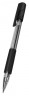 Ручка шариковая Deli EQ01720 Arrow 1мм резин. манжета прозрачный/черный черные чернила
