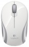 Мышь Logitech Mini M187 белый/серый оптическая (1000dpi) беспроводная USB для ноутбука (2but)
