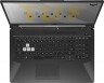 Ноутбук Asus TUF Gaming FX706LI-H7041T Core i5 10300H/8Gb/1Tb/SSD256Gb/NVIDIA GeForce GTX 1650 Ti 4Gb/17.3"/IPS/FHD (1920x1080)/Windows 10 Home/grey/WiFi/BT/Cam