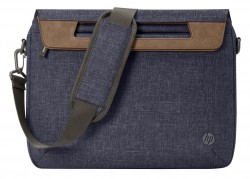 Сумка для ноутбука 14" HP RENEW Brief Case синий/коричневый пластик (1A215AA)