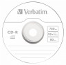 Диск CD-R Verbatim 700Mb 52x Cake Box (10шт) (43437)