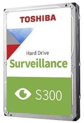 Жесткий диск Toshiba SATA-III 1Tb HDWV110UZSVA Surveillance S300 (5700rpm) 64Mb 3.5"