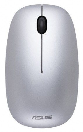 Мышь Asus MW201C серебристый/черный оптическая (1600dpi) беспроводная BT для ноутбука (2but)