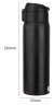 Термос Deli 17656Black 0.48л. черный