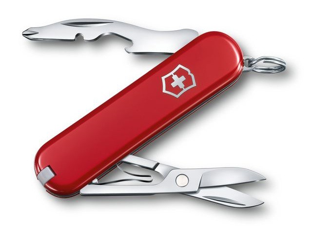 Мультитул Victorinox Jetsetter (0.6263) 58мм 7функций красный