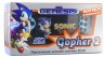 Игровая консоль Retro Genesis Gopher 2 черный/синий в комплекте: 500 игр