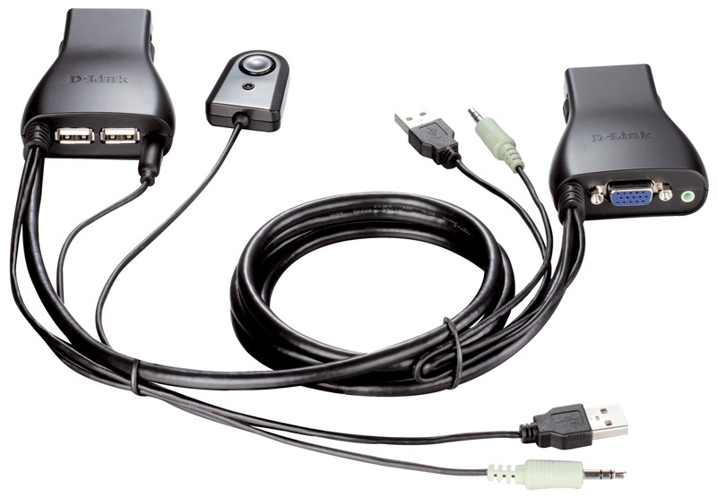 Переключатель D-Link KVM-221 (KVM-221/C1A)