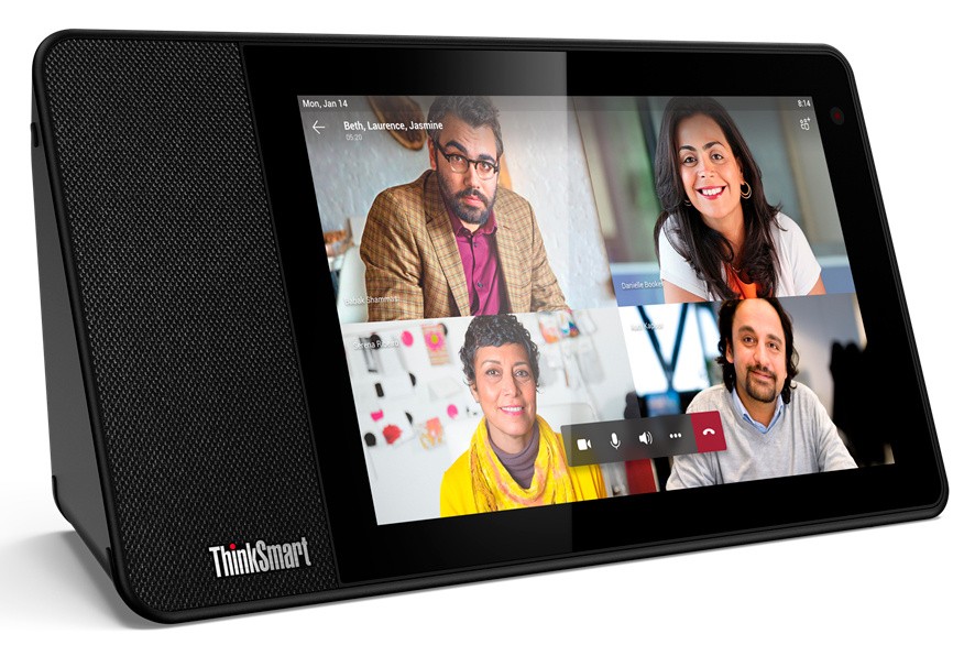 Планшет Lenovo ThinkSmart View for MS Teams Snapdragon 624 (1.8) 8C/RAM2Gb/ROM2Gb 8" IPS 1280x800/Android 8.1/черный/5Mpix/BT/WiFi/Touch