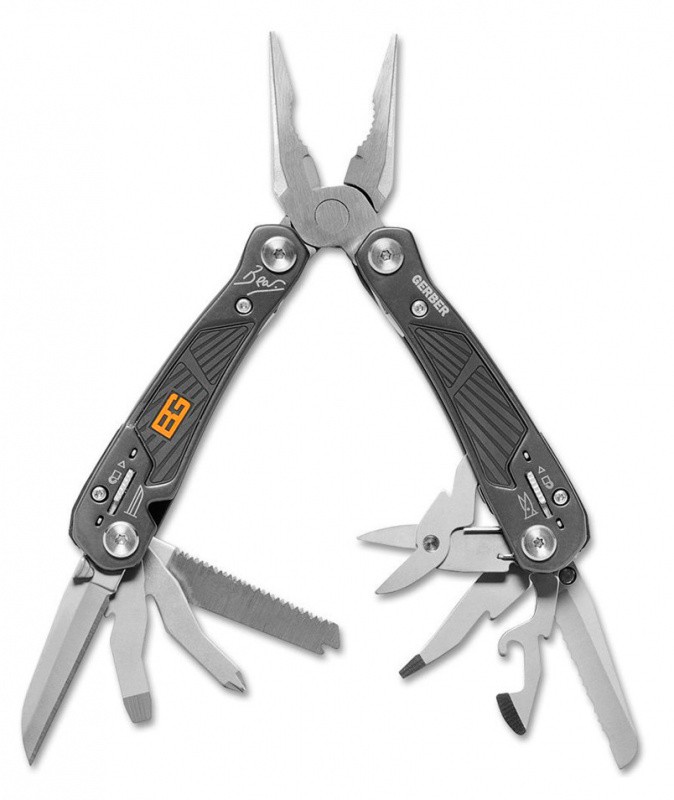 Мультитул Gerber Bear Grylls Full-Size Ultimate (1003721) 160мм 12функций черный блистер