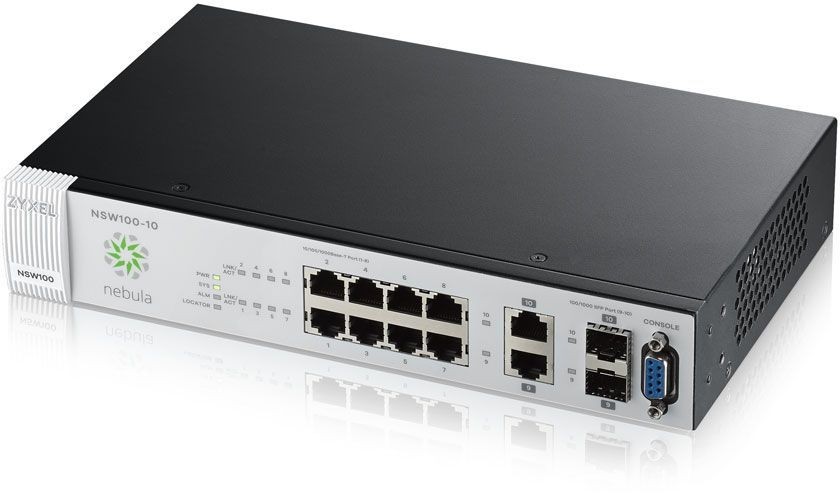 Коммутатор Zyxel Nebula NSW100-10-EU0101F 8G управляемый